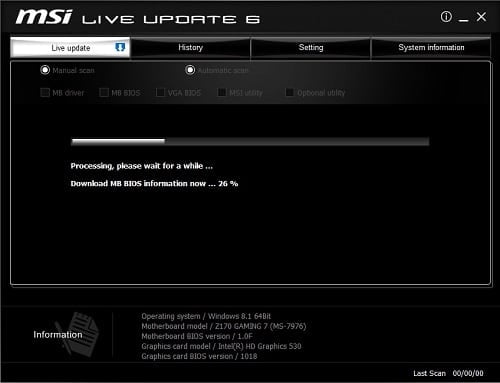 download msi live update latest version